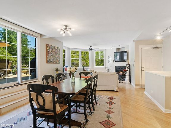 Upstairs living area