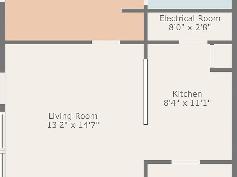 1 Bedroom w Measurements 1 Bedroom w Measurements