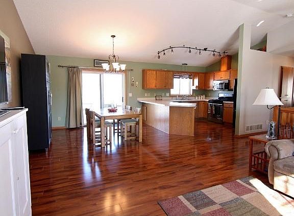 Open floorplan with a fantastic deck area off the dinette for outdoor BBQ's and entertaining!