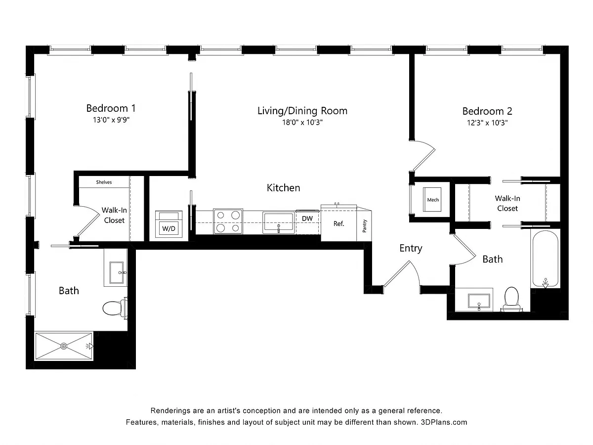 Floor plan B2 311 Collection