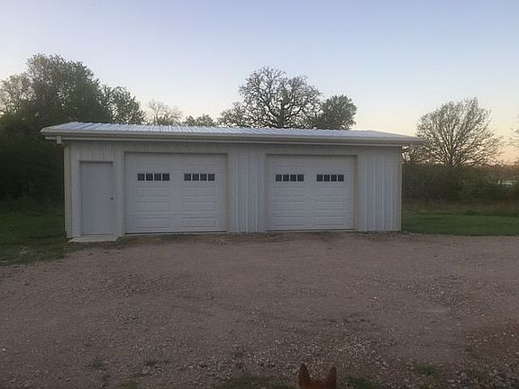 Detached two car garage