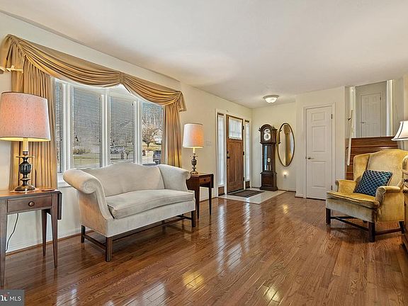 Living Room with Bay Window