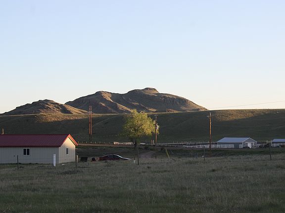 Saddle Butte from kitchen