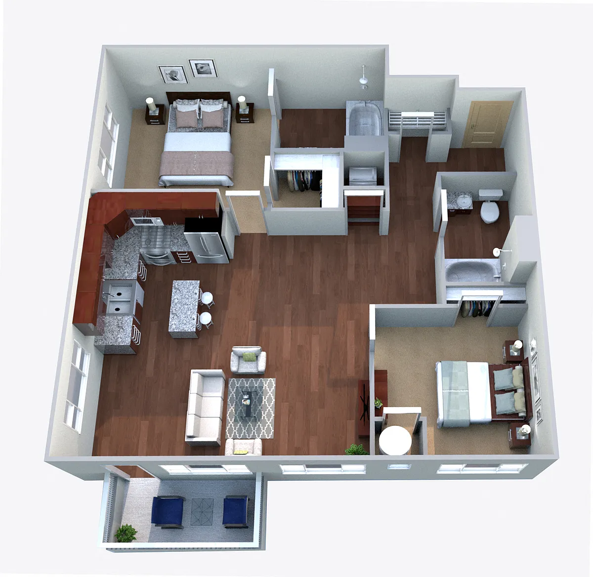 Floor plan The Mississippi