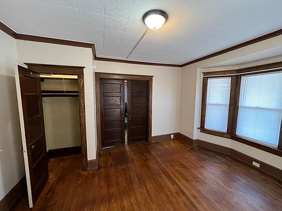 2nd bedroom, has sliding doors and one small closet
