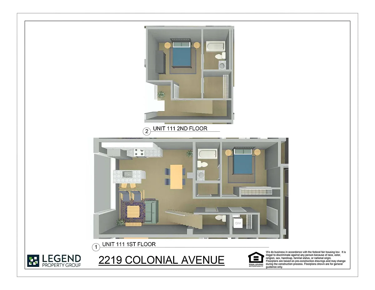 Floor plan Linde Lofts 111