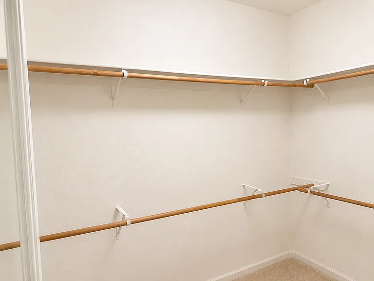Master bedroom closet