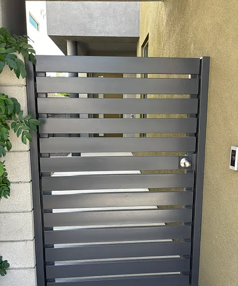 gate to courtyard