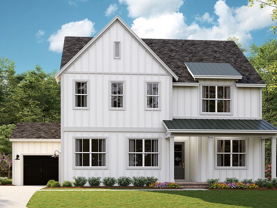 Hermosa - Modern Farmhouse h 3-Car Side Load Garage Note Renderings may show optional feature