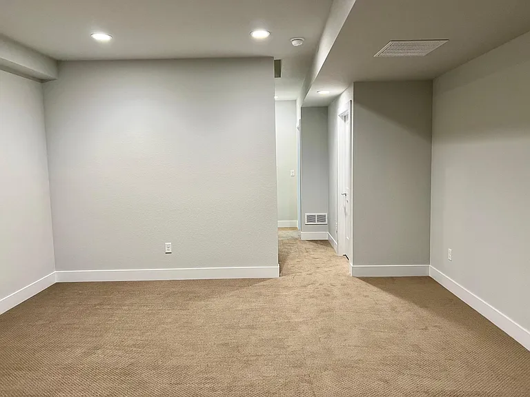 Downstairs living area.
