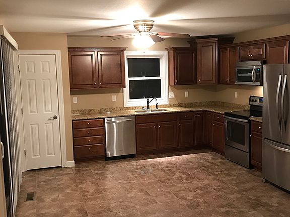 Kitchen with stainless steel