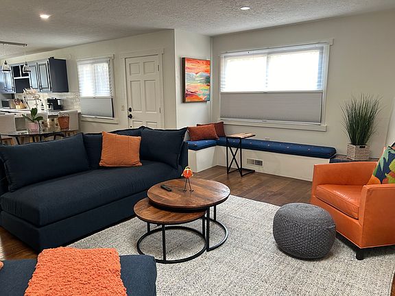 View from corner of living area