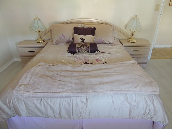 Queen Bed in Master Bedroom