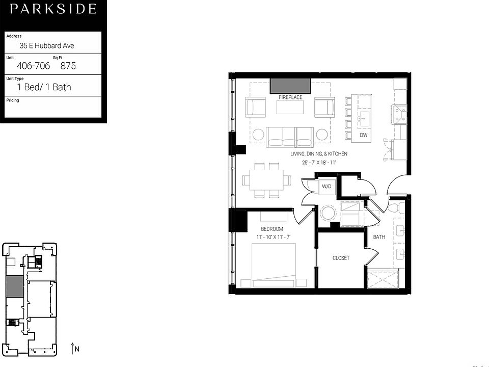 2nd image of 35 E Hubbard Ave Suite 506
