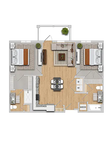 Floor plan Cypress A