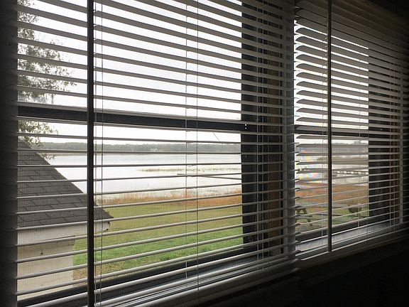 View from the bedroom in the back.