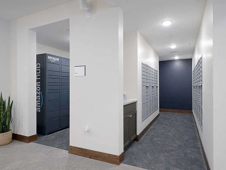 Stay organized with our mail and package room, designed for your convenience.