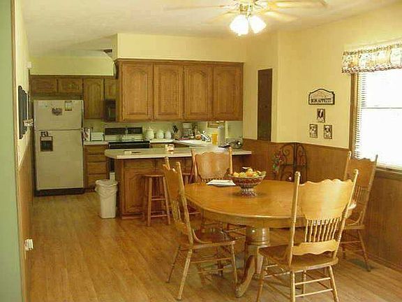 kitchen and dining room