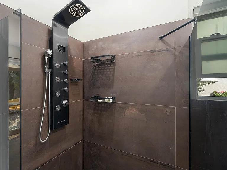Upgraded shower system