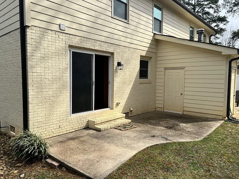 Back Patio & Storage/Hot Water Heater