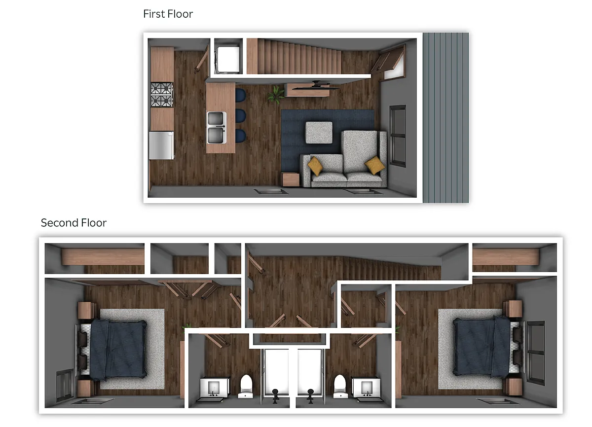 Floor plan 2 Bedroom