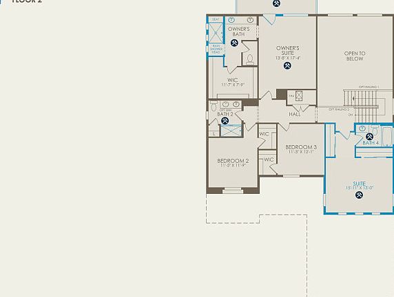 Starwood Floor Plan, Quick Move-in Home, Floor 2