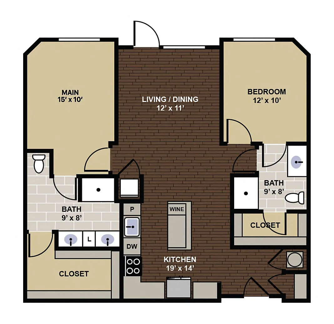 Floor plan Carlton