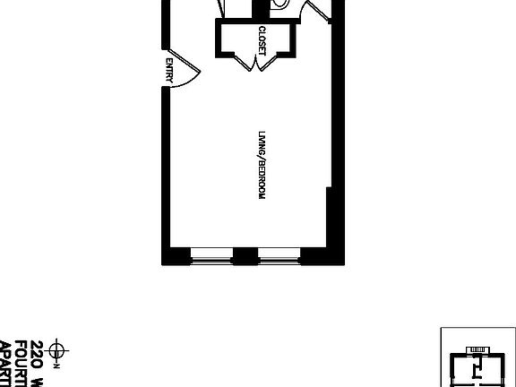 2nd image of 220 W 104th St APT 2w