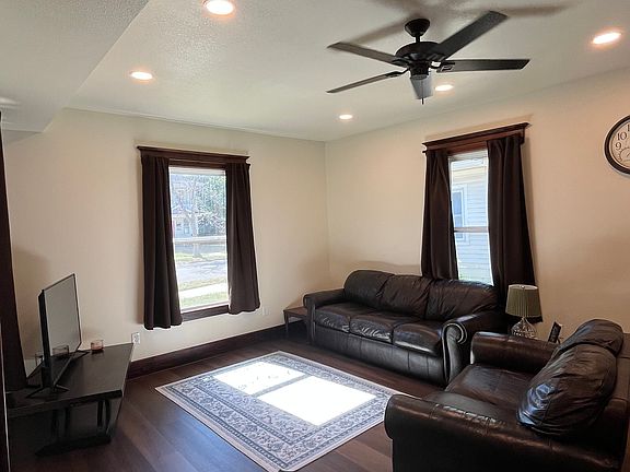 The living room.
