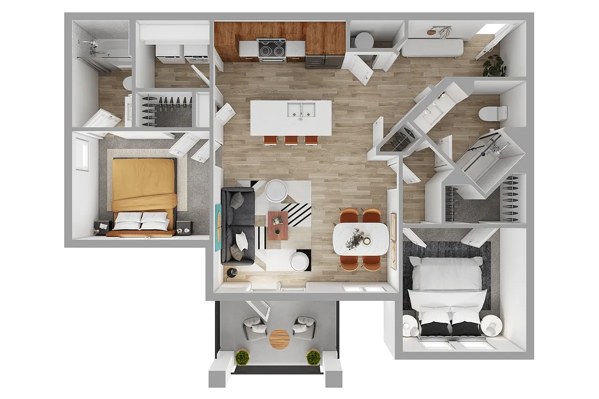 Floor plan B2