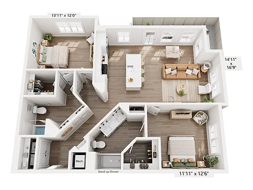 Floor plan B4