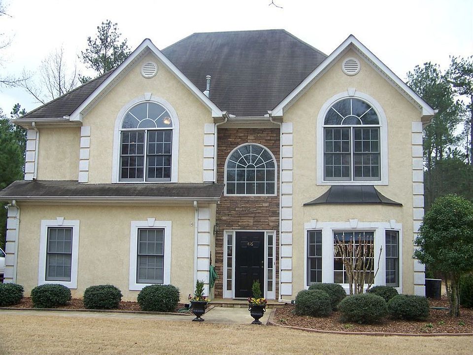Stucco With Stacked Stone