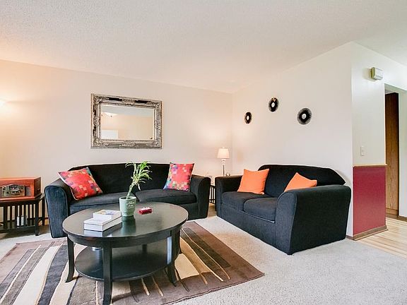 Plenty of room for your coziest furniture.