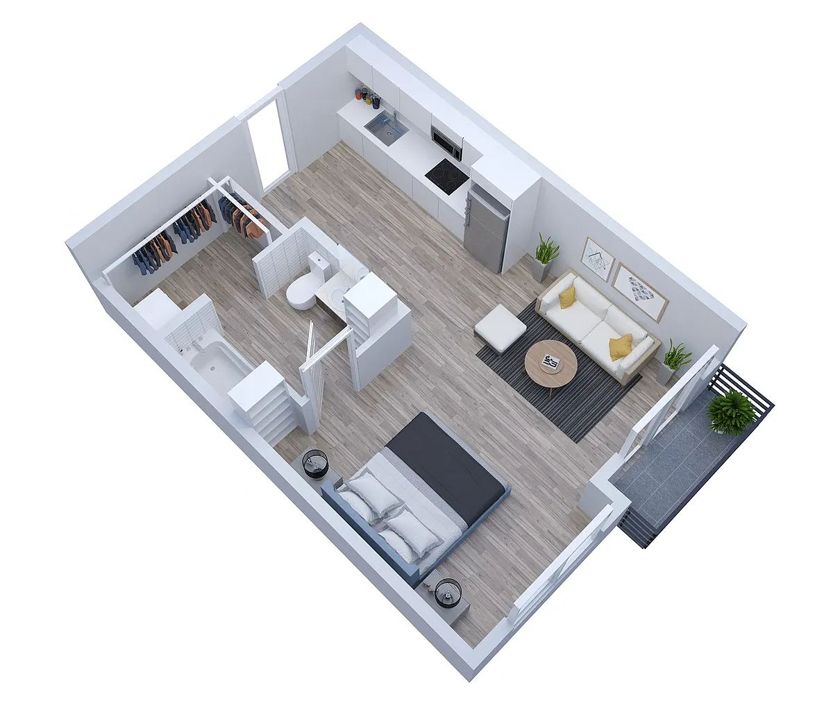 Floor plan Captain