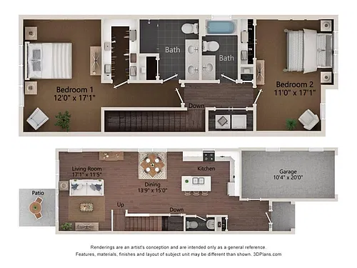 Floor plan Laurel Ridge Townhome