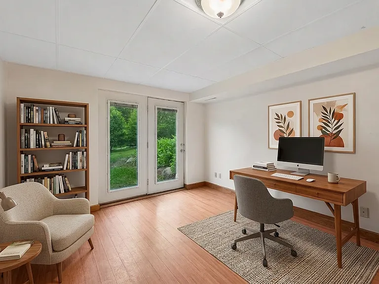 4th bedroom, lower level. Could also be used as home office or workout room