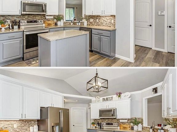 kitchen with onyx countertops