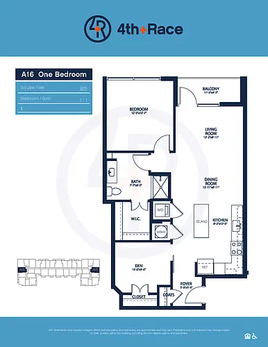Floor plan A-16