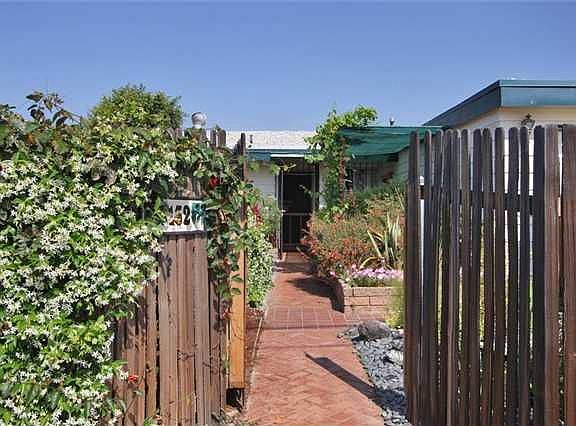 Enter the front entrance gate & be prepared to be captivated by the gardens