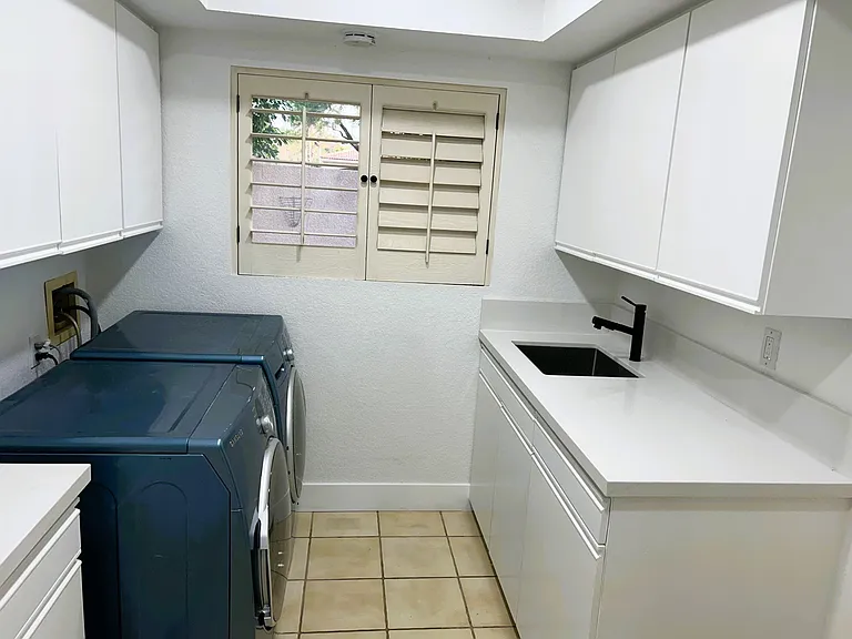 Laundry room w/W-D and a Pantry