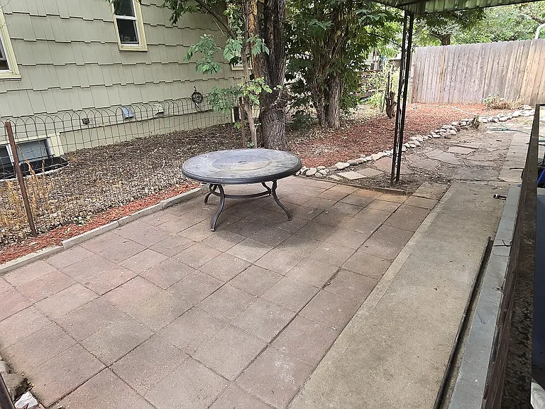 3885 1/2 S Acoma Garden Level Patio View