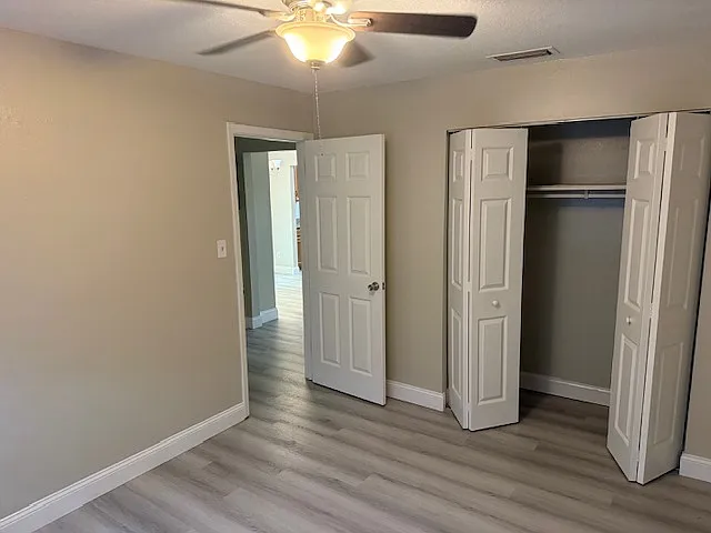 Bedroom 2, also has plenty of closet space