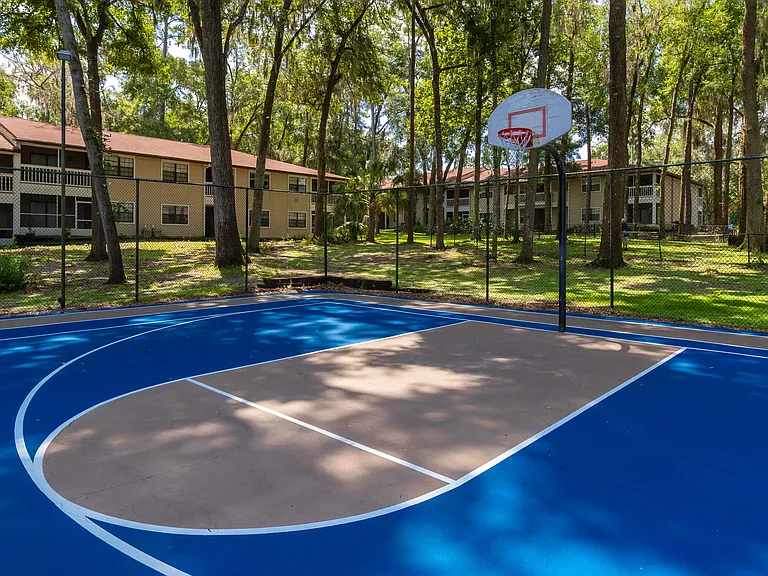 Play a game of basketball with friends and neighbors on our on-site basketball court, where the fun never ends.