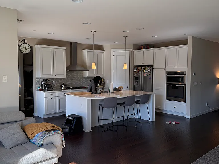 Cabinets with SS appliances (gas stove top)