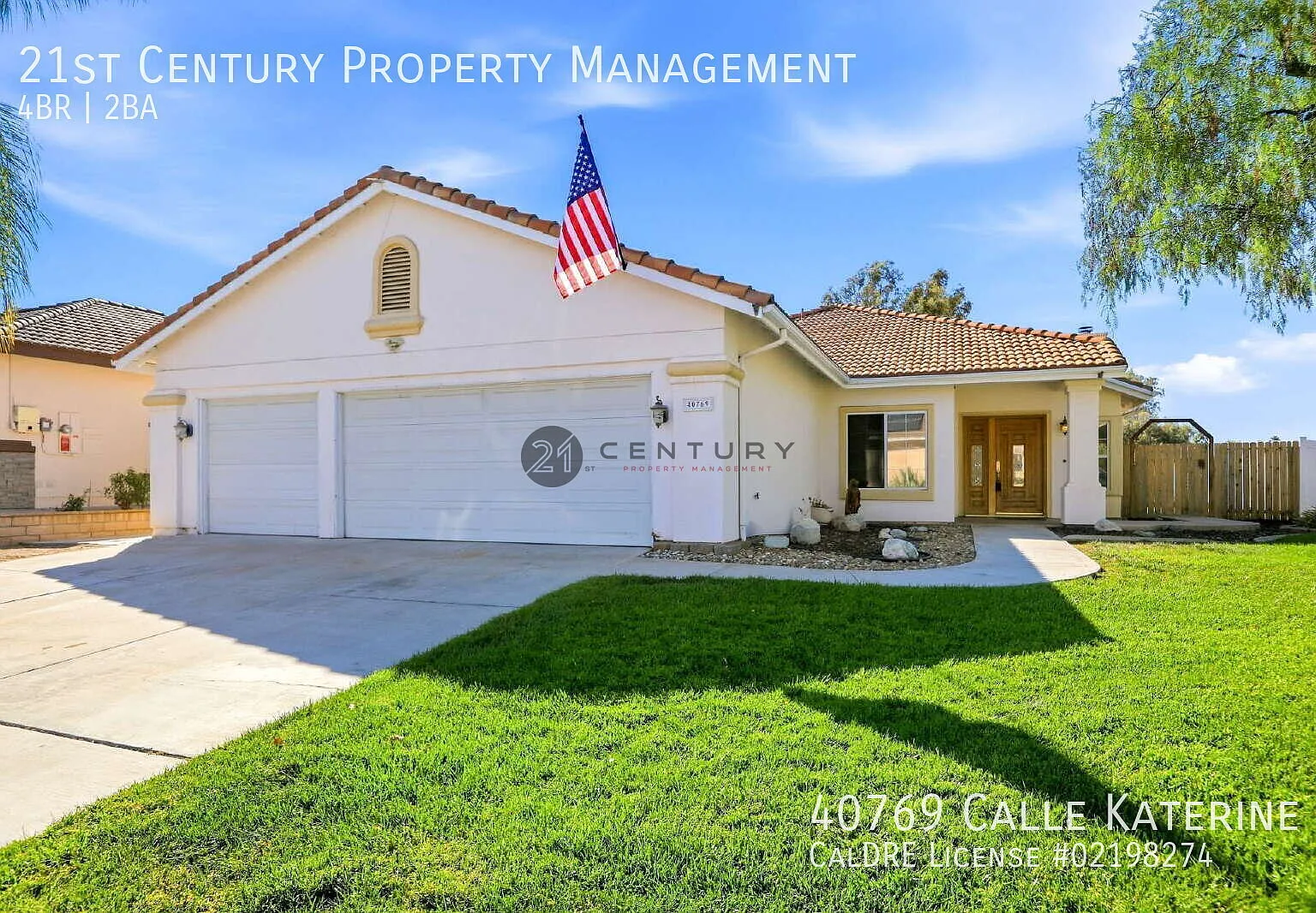 "Spacious 4-Bedroom Home in Temecula Comfort and Style Await at 40769 Calle Katerine!" — Photo 1