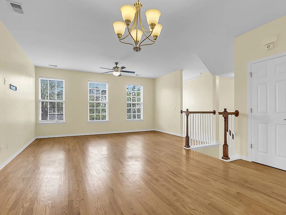 Large Open floor plan living and dining room.