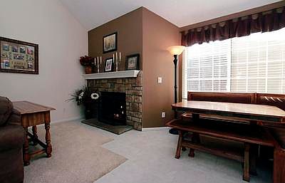 Eating Area by Fireplace
