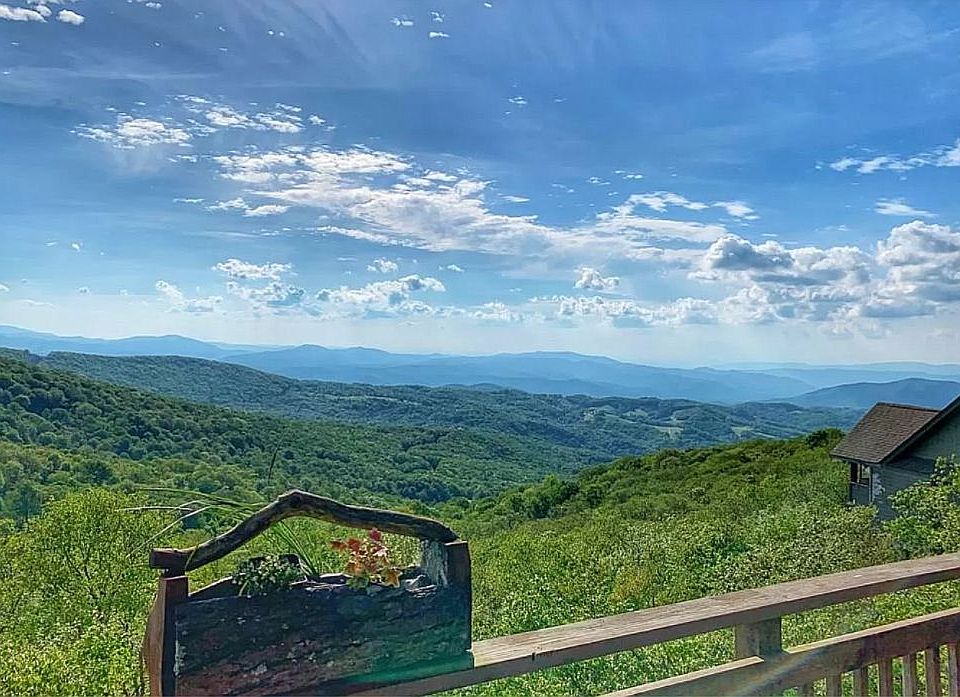 View from two houses over