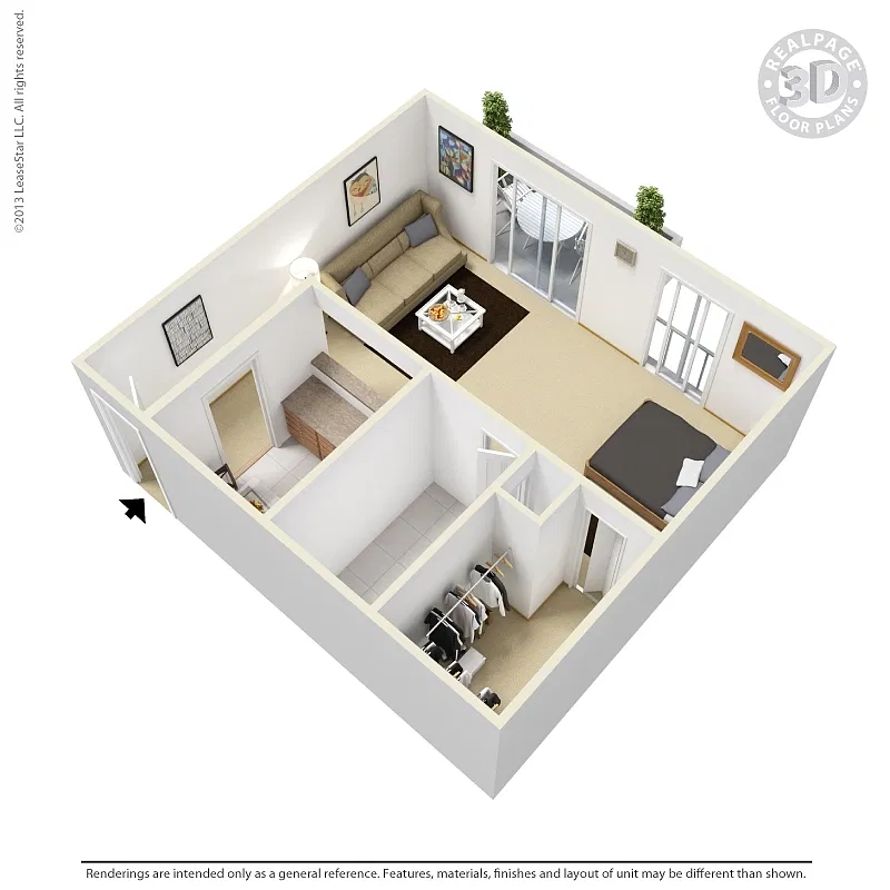 Floor plan Studio