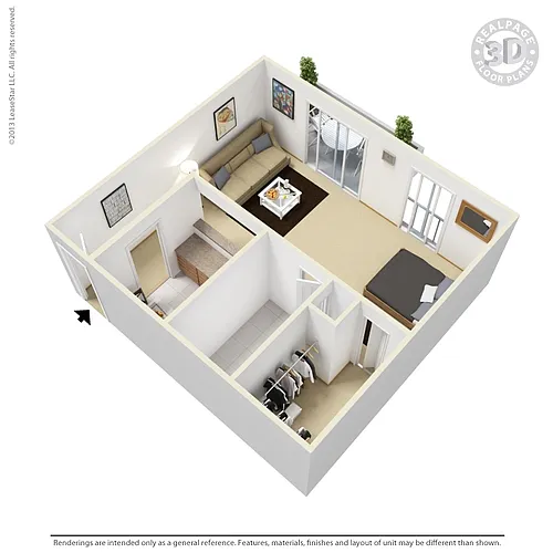 Floor plan Studio